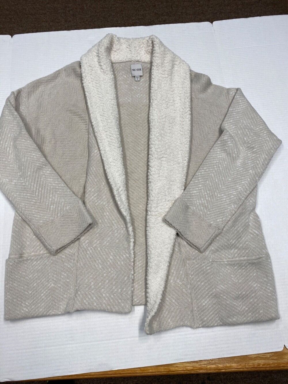 Nic + Zoe cardigan size small (b5)